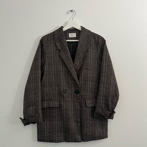 Trendy Plaid Women's Blazer